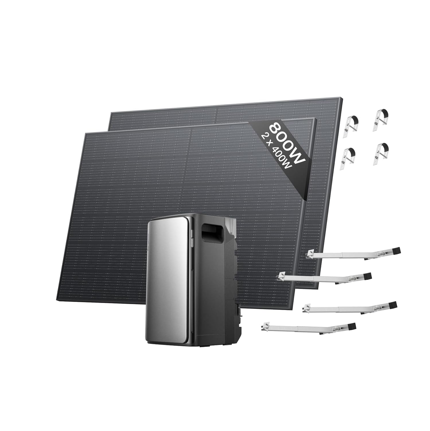 EcoFlow STREAM 800W with Lattice Balcony Bracket